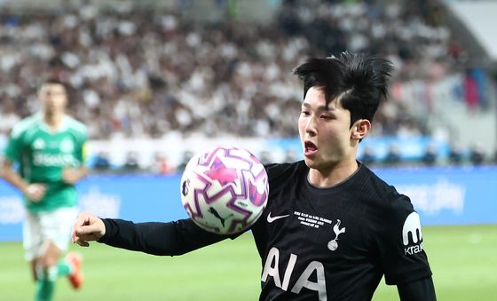 교체 투입된 양민혁