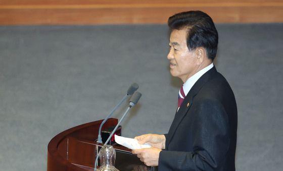 인사말 하는 정동영 통일부 장관