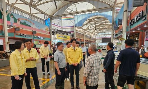 중기부 차관, 집중호우 피해 현장 방문