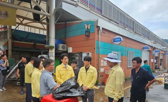 중기부 차관, 집중호우 피해 현장 방문