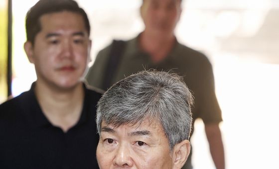 법원 도착한 이종호 전 블랙펄인베스트 대표