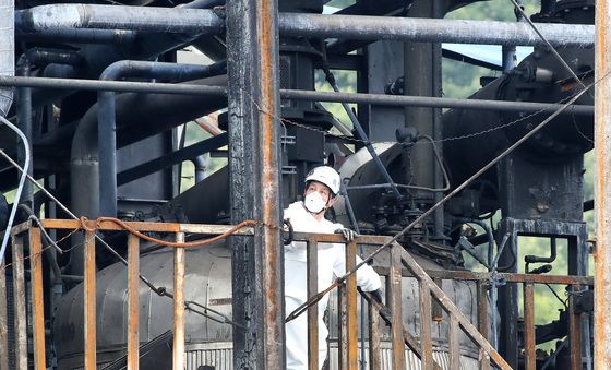 경찰·소방당국·정부기관, 영천 채신공단 화재 합동감식