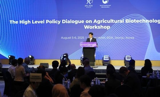 환영사하는 권재한 농촌진흥청장