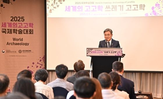 축사하는 허민 국가유산청장
