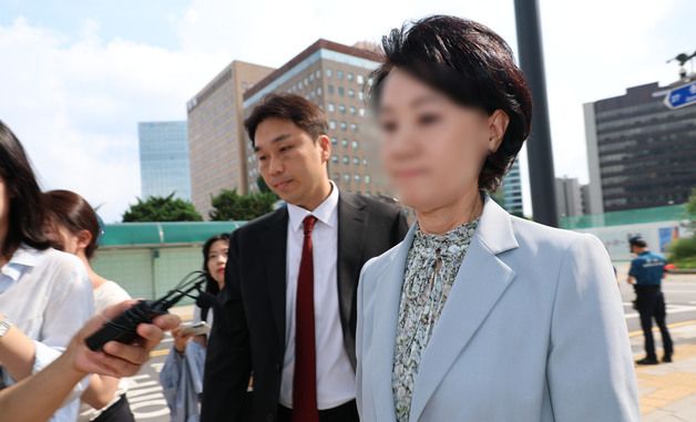 특검 향하는 정모 씨