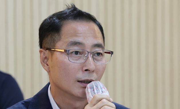 발언하는 김명규 쿠팡이츠서비스 대표