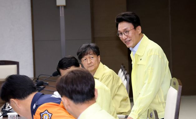 국가테러대책위원회 참석하는 김민석 국무총리