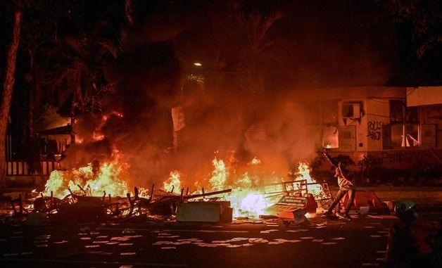 [포토] 인도네시아에서 발생한 과격 시위