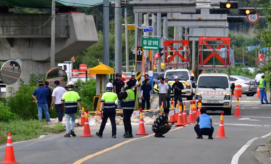 포항 LNG 가스 누출 복구 작업