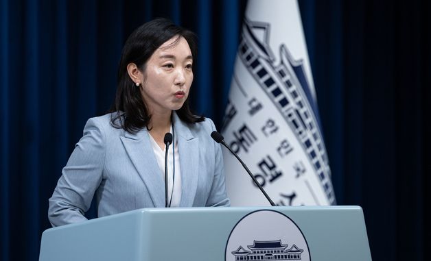 전은수 부대변인, 비서실장 주재 수석보좌관회의 관련 브리핑