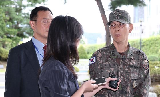 내란특검 출석하는 김용대 전 드론작전사령관