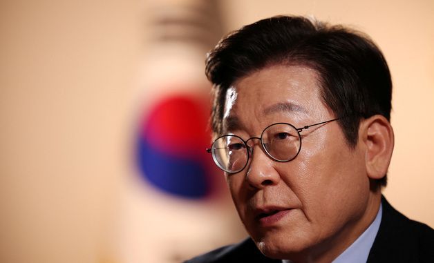 [포토]유엔총회 앞두고 외신과 인터뷰하는 이재명 대통령