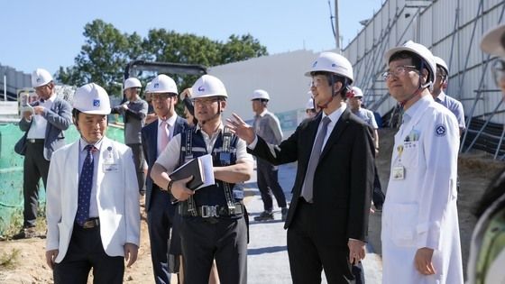 질병관리청장, 감염병전문병원 건립현장 방문