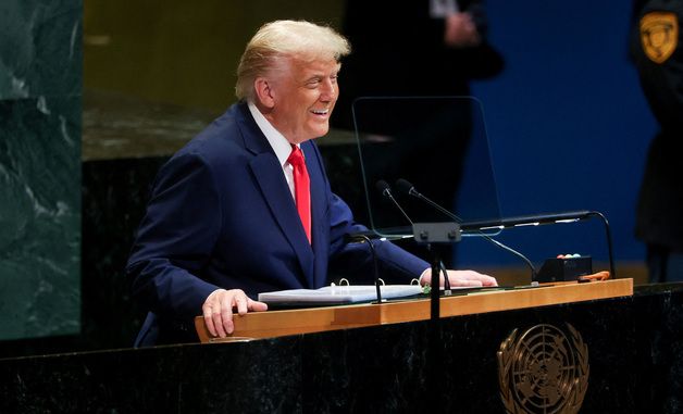 [포토] 유엔 총회서 연설하는 트럼프