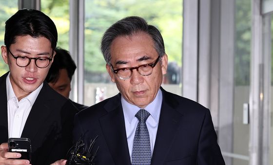 해병특검 피의자 출석하는 조태열 전 장관