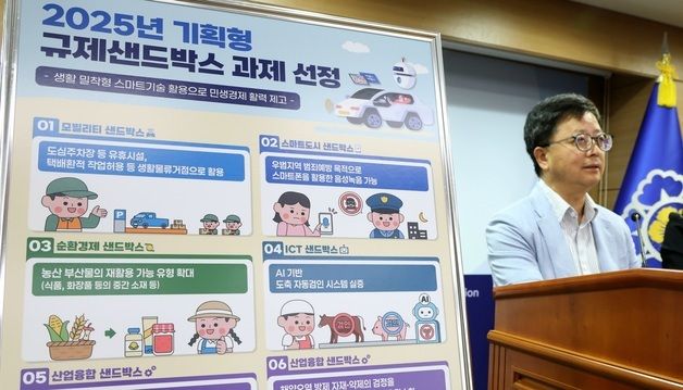 국무조정실, 2025년 기획형 규제샌드박스 선정과제 발표