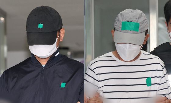 구속 송치되는 'KT무단결제 사건' 중국인 피의자 2명