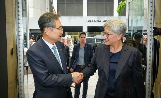 페니 웡 호주 외교통상부 장관 만난 조현 장관