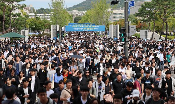연세대학교 논술고사 마친 수험생