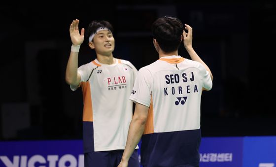 배드민턴 서승재·김원호, 코리아오픈 남자복식 우승