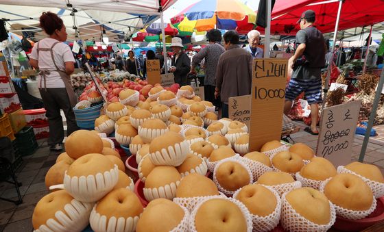 추석 앞둔 오일장