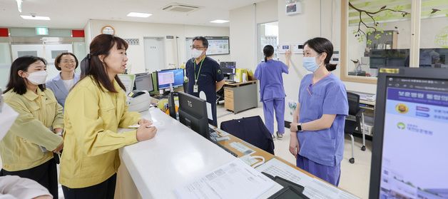 강윤진 국가보훈부 차관, 보훈병원 응급진료 현장점검