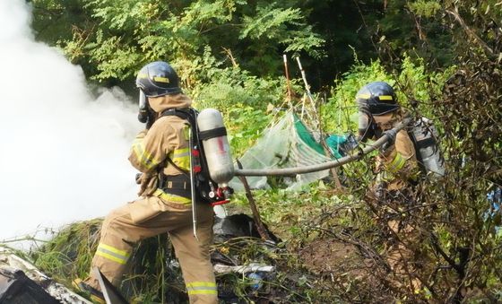 '구룡마을 화재 진압'