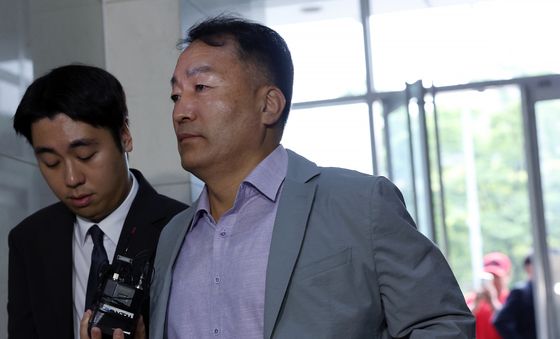 특검 출석한 김계환 전 해병대사령관