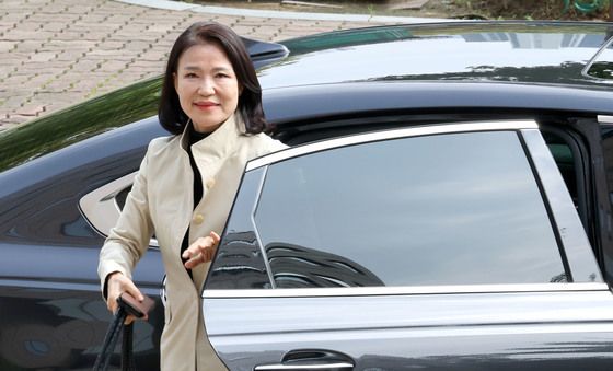 이진숙 방통위원장, 마지막 출근길