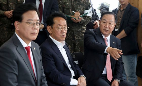 최전방 찾은 한기호