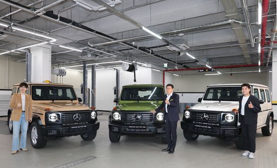 차범근·추신수·이동휘, G-클래스 스트롱거 댄 더 1980 에디션과 함께