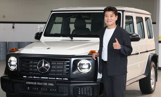 추신수 'G-클래스와의 만남'