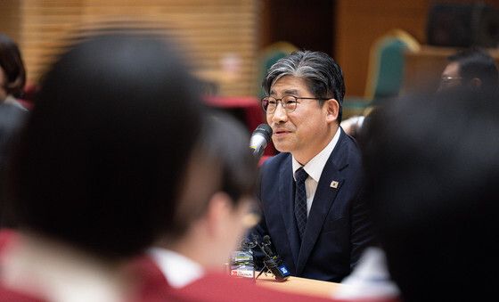 기자간담회 참석한 류덕현 재정기획보좌관