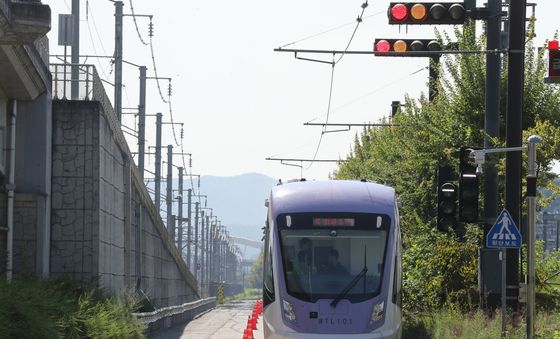 위례선 트램 예비주행 시험