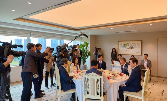 양대 노총 만난 이재명 대통령