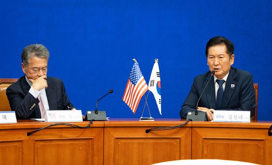 정청래 민주당 대표, 조셉 윤 주한미국대사대리 접견