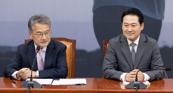 장동혁 대표 예방하는 조셉 윤 주한 미국대사 대리