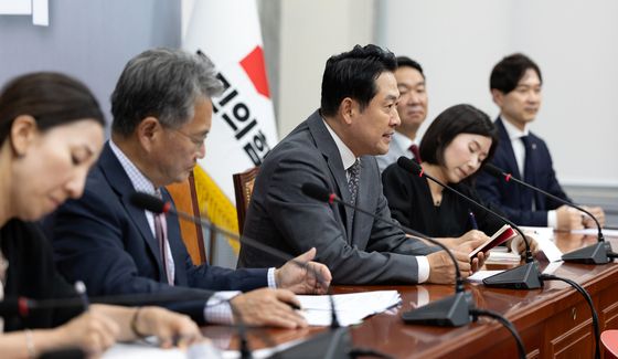 인사말하는 장동혁 국민의힘 대표