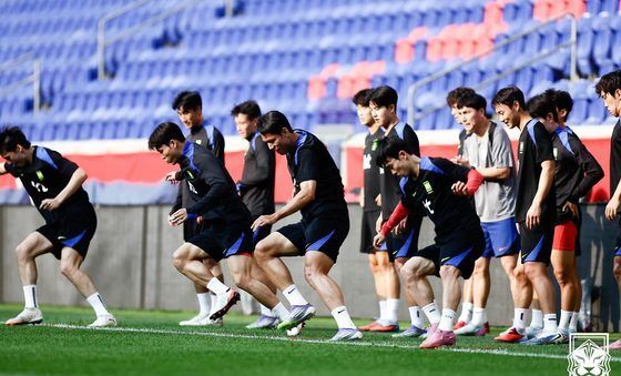 축구대표팀 '미국과 평가전 앞두고'