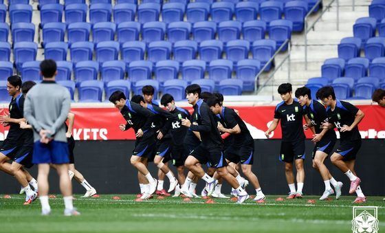 축구대표팀 '미국과 평가전 앞두고'