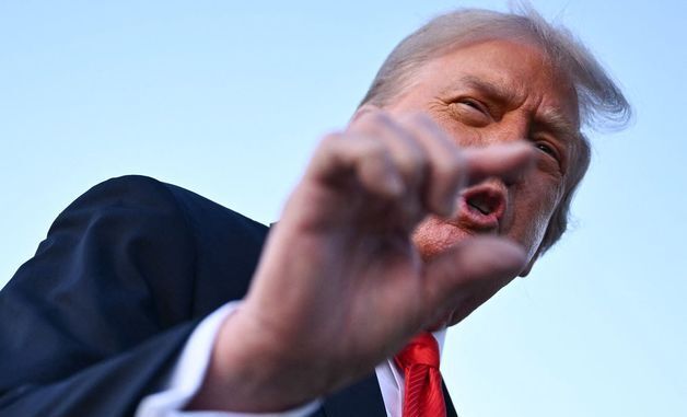 [포토] 트럼프 "한국과 훌륭한 관계"