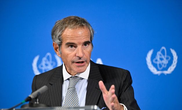 [포토] 기자회견하는 라파엘 그로시 IAEA 사무총장