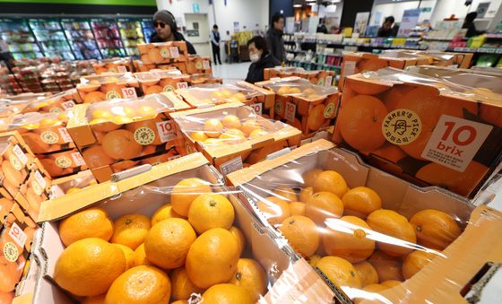 귤 가격 '18.2% 껑충'