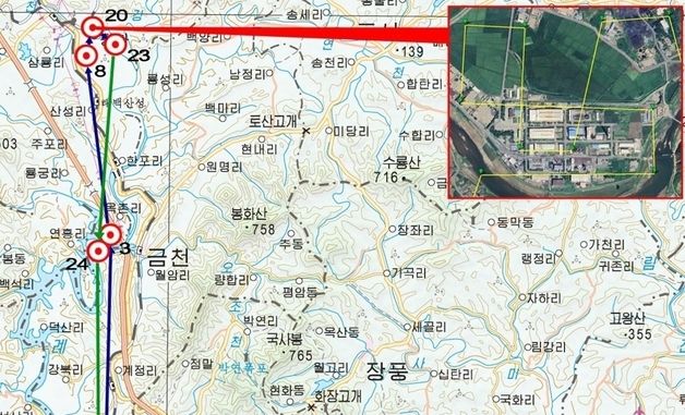 북한, 지난해 9월도 韓 무인기 침입…비행 경로 게재