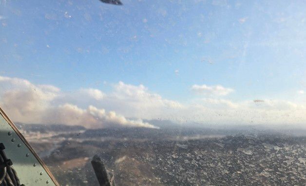 의성 비봉리 야산 화재…주민대피령