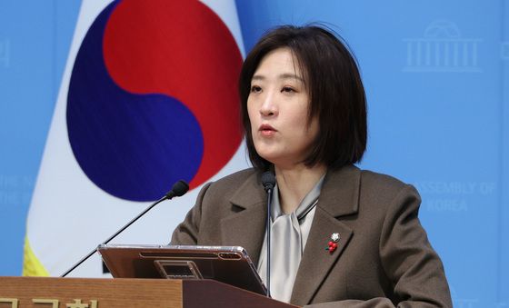 현안 브리핑하는 최보윤 대변인