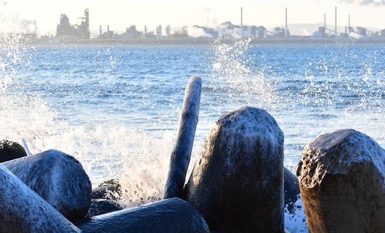 보기만 해도 추운 겨울바다