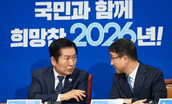 정청래·한병도 대화