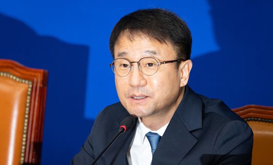 최고위 발언하는 한병도 민주당 신임 원내대표