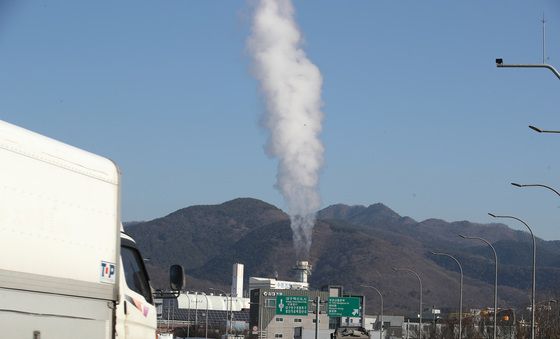 화재 아닙니다! '난방 수증기'